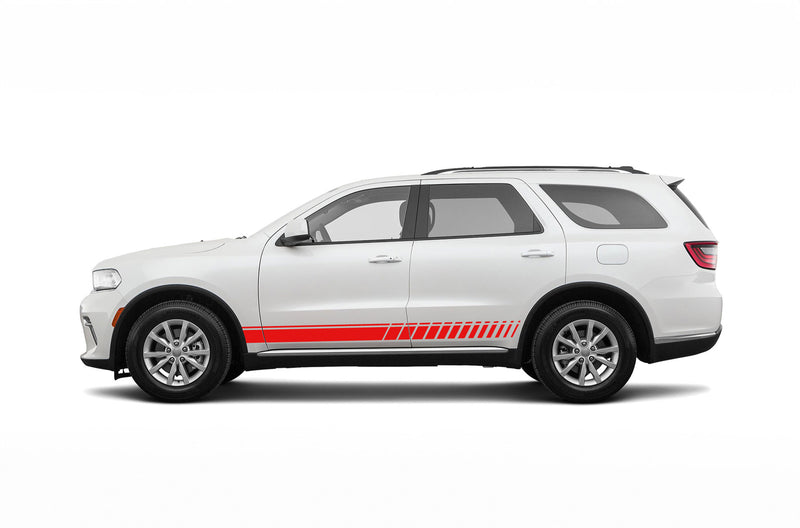 Lower side stripes graphics decals for Dodge Durango