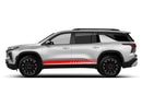 Lower stripes side graphics decals for Chevrolet Traverse