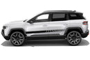 Lower side stripes graphics decals for Jeep Compass