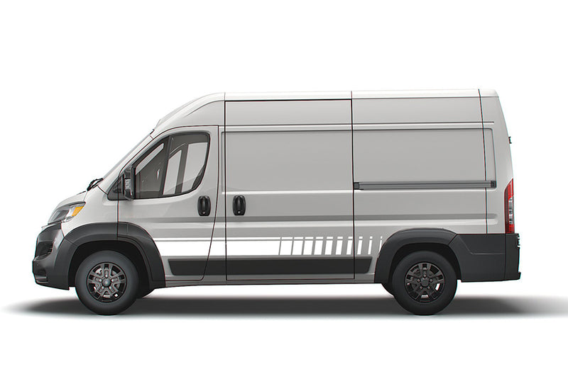 Lower stripes Decals for Ram ProMaster, Van Graphics & Stickers