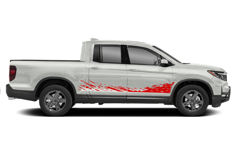 Lower mud splash side graphics decals for Honda Ridgeline