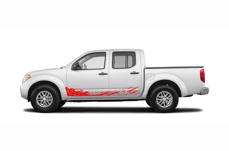 Lower mud splash graphics decals for Nissan Frontier 2005-2021