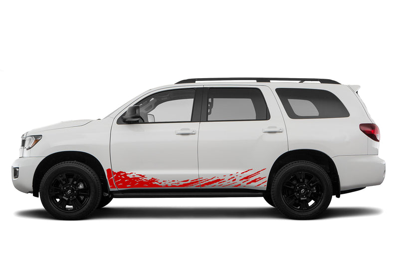 Lower mud splash side graphics decals for Toyota Sequoia 2008-2022