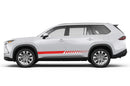 Lower panel side stripes graphics compatible with Toyota Highlander