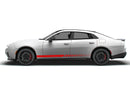 Lower rush side racing stripes graphics decals for Dodge Charger