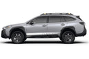 Lower side stripes graphics decals for Subaru Outback