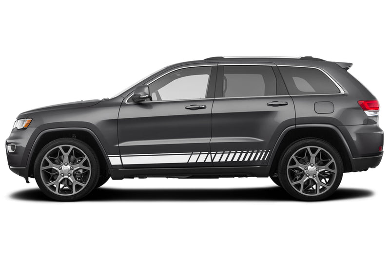 Lower stripes decals compatible with Jeep Grand Cherokee 2011-2021