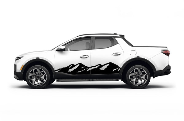 Mountain graphics decals for Hyundai Santa Cruz