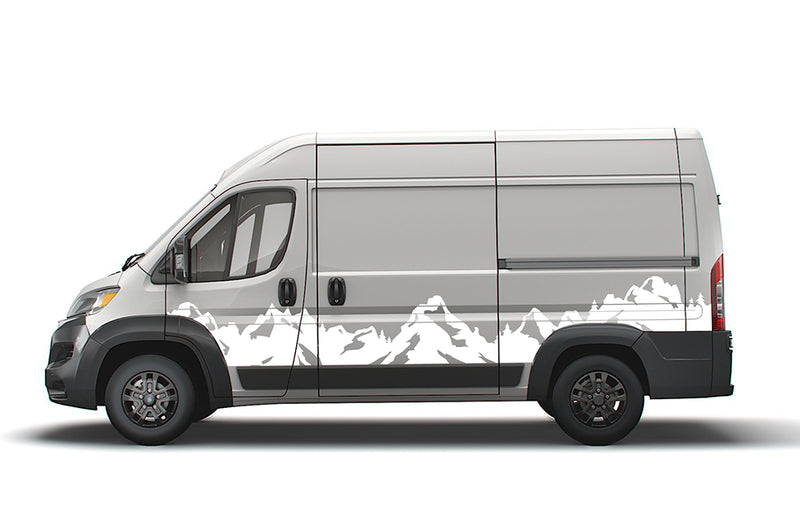 Mountain Escape Decals for Ram ProMaster, Van Graphics & Stickers