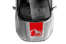 Mountain hood graphics decals for Jeep Compass