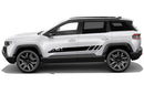 Mountain lower side stripes graphics decals for Jeep Compass