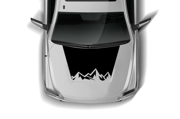 Mountain range hood graphics decals for Toyota Tundra 2007-2021