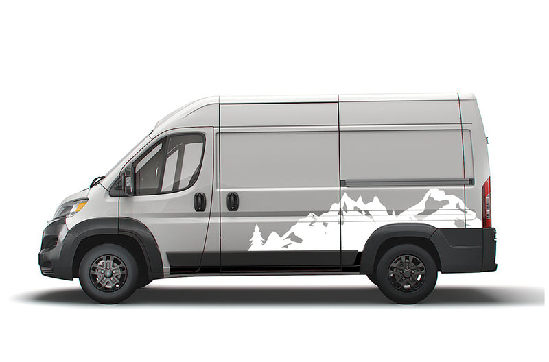 Mountain Range Decals for Ram ProMaster, Van Graphics & Stickers