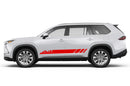 Mountain lower stripes graphics decals for Toyota Highlander