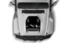 Mountain style hood graphics decals for Jeep Gladiator JT Mojave