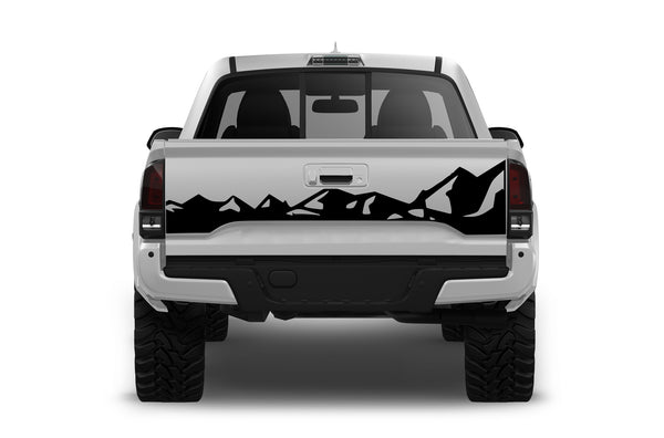 Mountain tailgate graphics decals for Toyota Tacoma