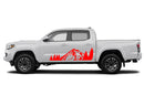 Mountain forest graphics compatible decals for Toyota Tacoma 2016-2023