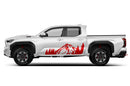 Mountain forest door side graphics decals for Toyota Tacoma