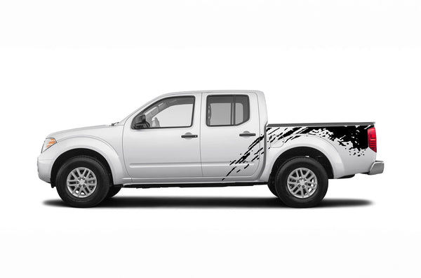 Mud splash bed side graphics decals for Nissan Frontier 2005-2021