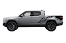 Mud splash bed side graphics decals for Rivian R1T
