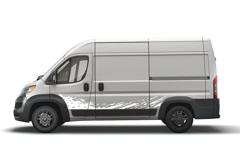 Mud splash Decals for Ram ProMaster, Van Graphics & Stickers