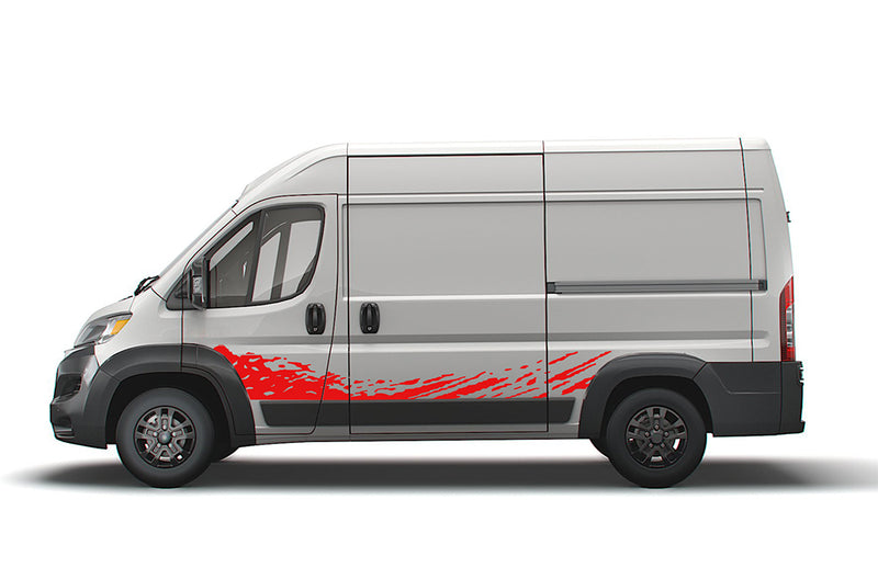 Mud splash Decals for Ram ProMaster, Van Graphics & Stickers