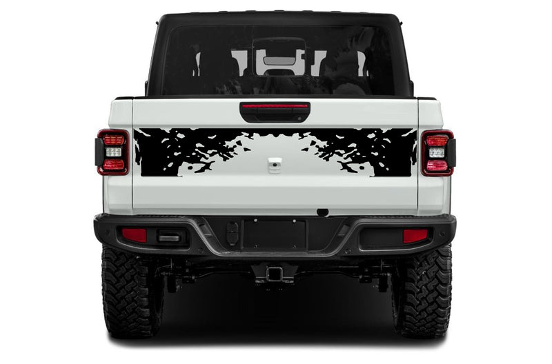 Mud splash tailgate graphics decals for Jeep Gladiator JT 