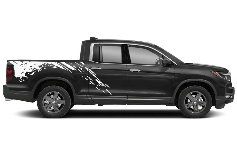 Mud splash side bed graphics decals for Honda Ridgeline