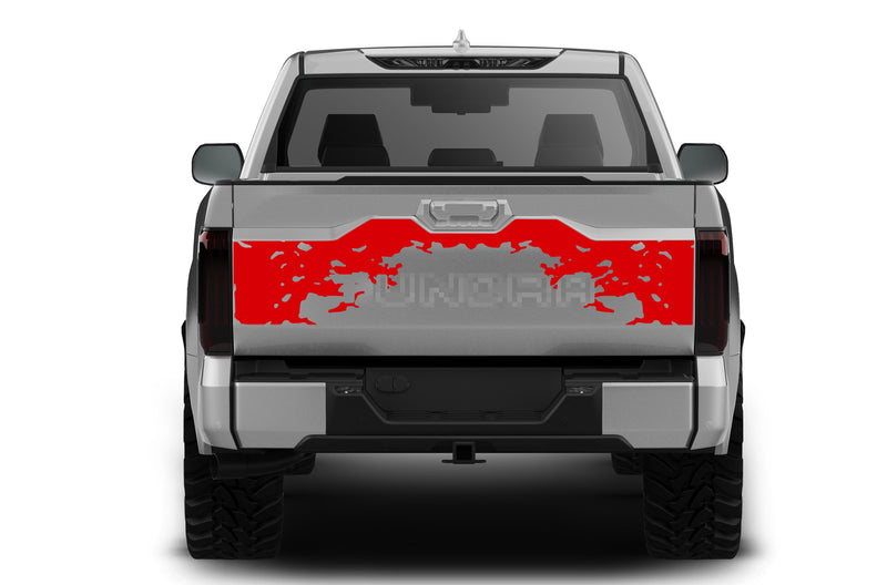 Mud splash tailgate graphics decals for Toyota Tundra