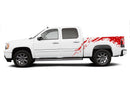 Mud splash side bed graphics decals for GMC Sierra 2007-2013