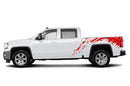Mud splash side bed graphics decals for GMC Sierra 2014-2018