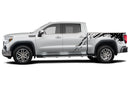Mud splash side bed graphics decals for GMC Sierra