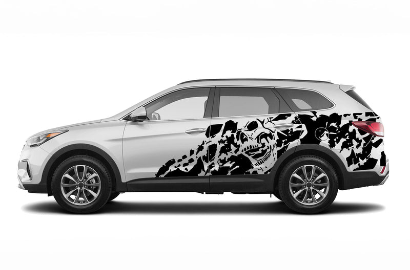 Nightmare graphics decals for Hyundai Santa Fe 2019-2023