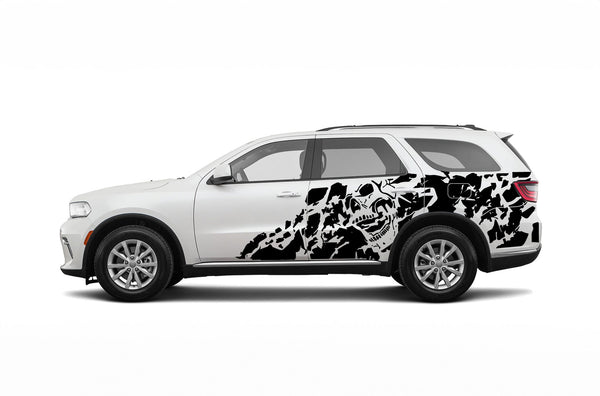 Nightmare shredded side graphics decals for Dodge Durango