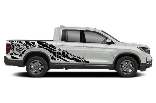 Nightmare shredded side graphics decals for Honda Ridgeline