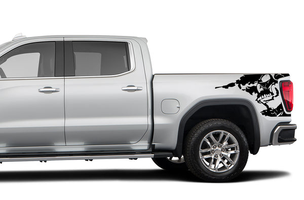 Nightmare side bed graphics decals for GMC Sierra
