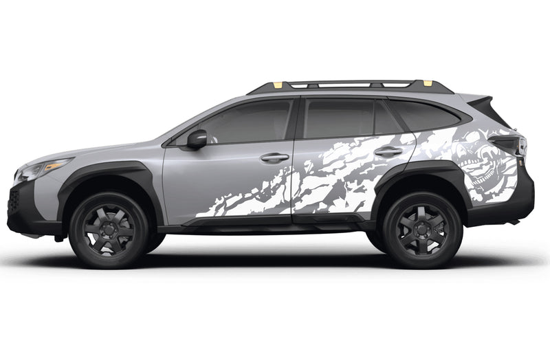 Nightmare side graphics decals for Subaru Outback