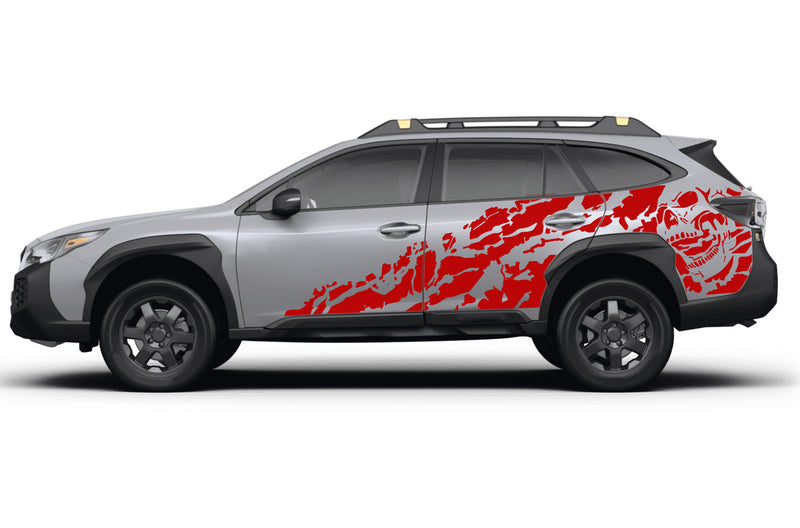 Nightmare side graphics decals for Subaru Outback