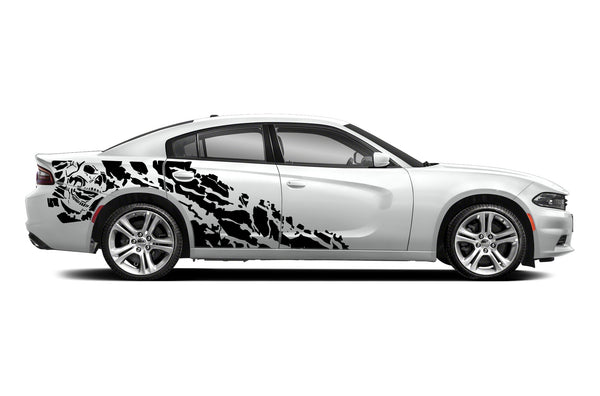 Nightmare side graphics decals for Dodge Charger