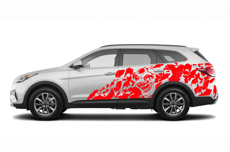 Nightmare graphics decals for Hyundai Santa Fe 2019-2023