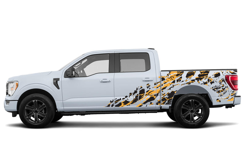 Nightmare shredded side decals graphics compatible with Ford F150