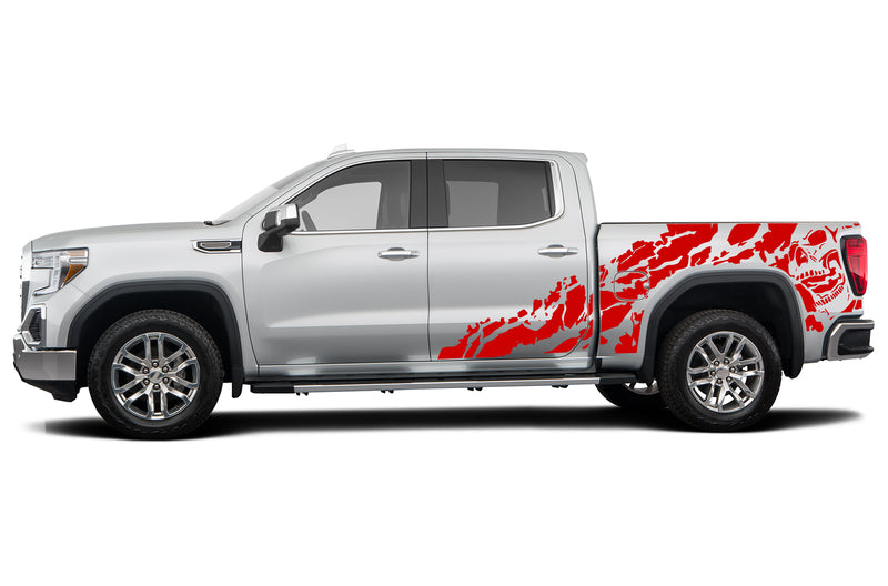 Nightmare shredded graphics decals for GMC Sierra