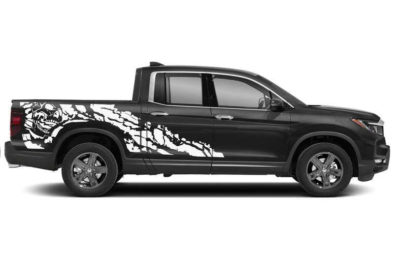 Nightmare shredded side graphics decals for Honda Ridgeline