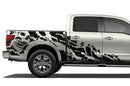 Nightmare Shredded Side Graphics Decals for Nissan Titan