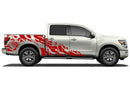 Nightmare Shredded Side Graphics Decals for Nissan Titan