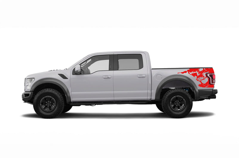 Nightmare side bed graphics decals for Ford F150 Raptor 2017-2020
