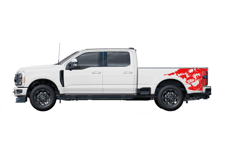 Nightmare side bed graphics decals for Ford F-250