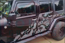 Nightmare side decals graphics compatible with Jeep Wrangler JK