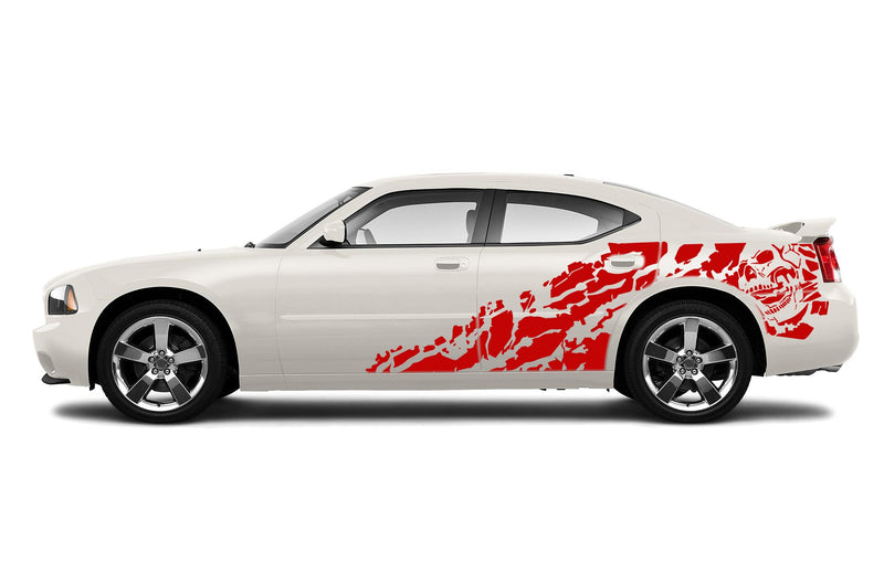 Nightmare side graphics decals for Dodge Charger 2006-2010