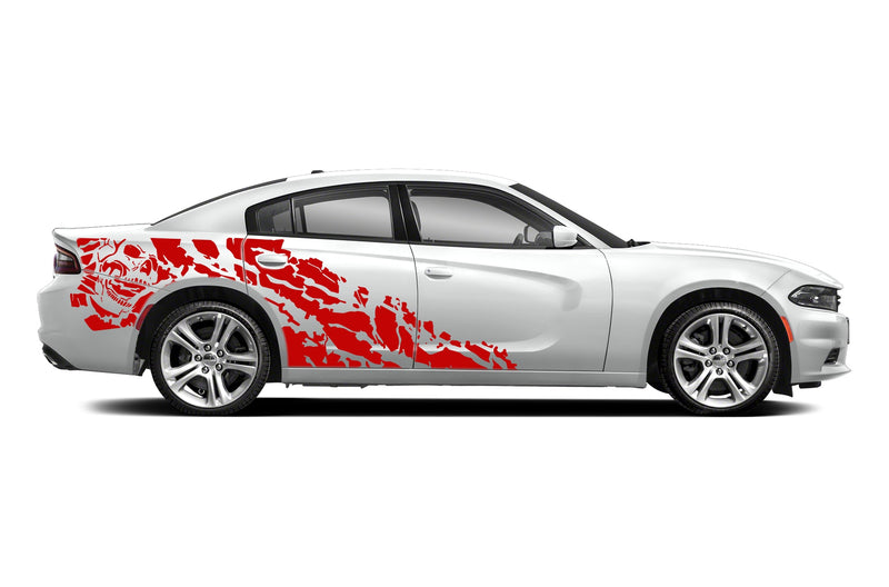 Nightmare side graphics decals for Dodge Charger